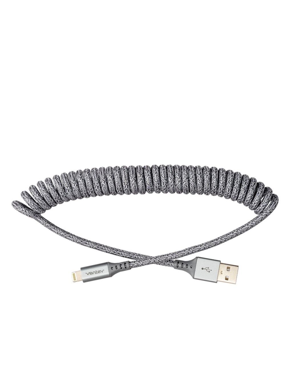 NWOT Ventev Helix USB-A to Apple Lightning High-Speed Travel Cable